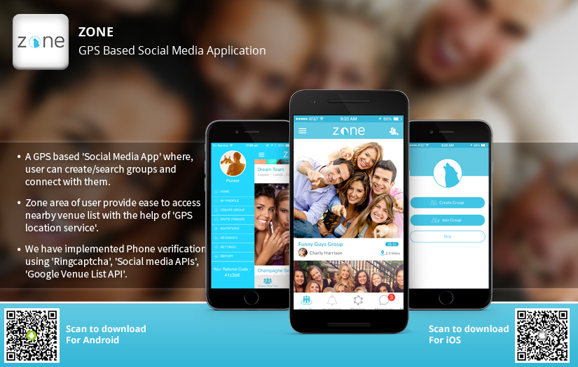 GPS Based Social Media Application screenshot 1