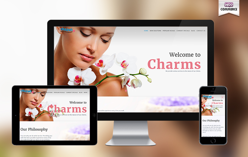 Website for Beauty Products & Packages screenshot 1