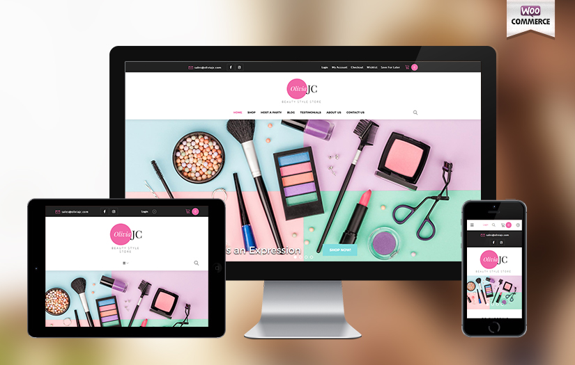 E-commerce Website for Beauty products screenshot 1