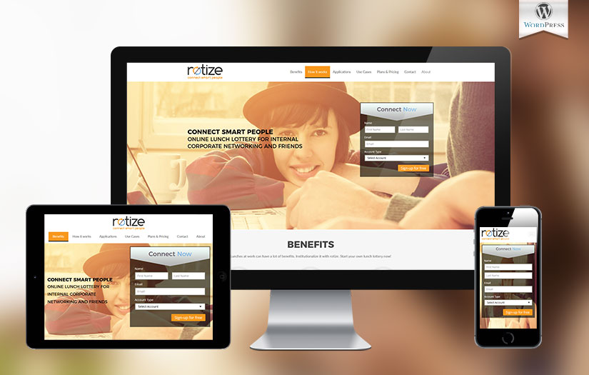 Online Lunch Lottery Application For Internal Corporate Networking screenshot 1