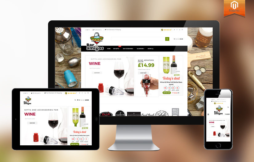 E-commerce - Gift & Accessories for Wine screenshot 1