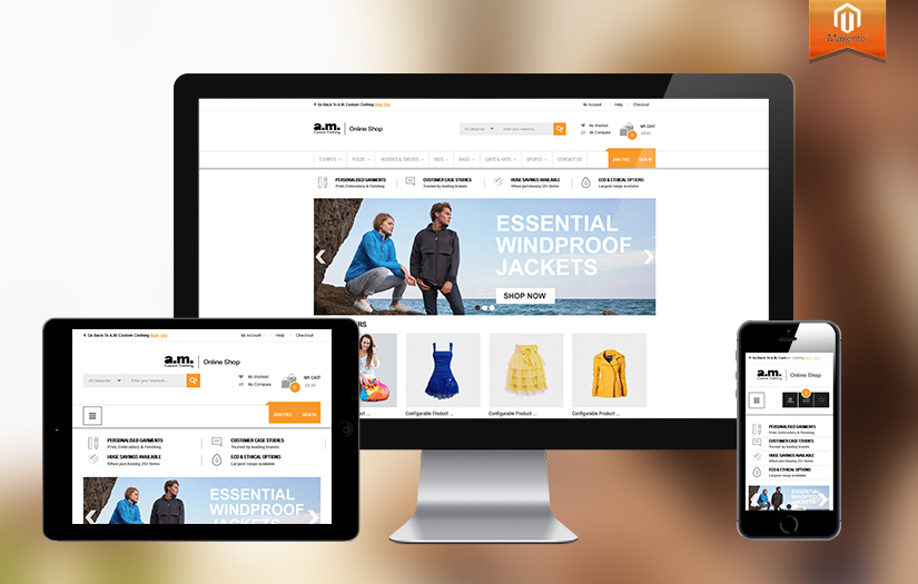 Ecommerce for Clothing Company screenshot 1