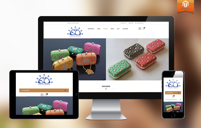 E-commerce for Designer wallets screenshot 1