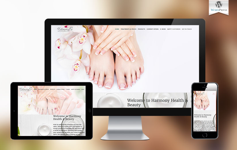 Beauty Saloon website screenshot 1