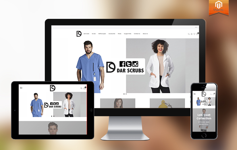 E-commerce for medical outfits screenshot 1