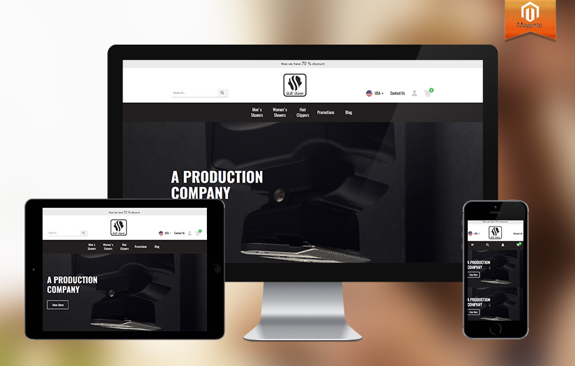 E-commerce - Electronic Shavers for Men's and Women's screenshot 1