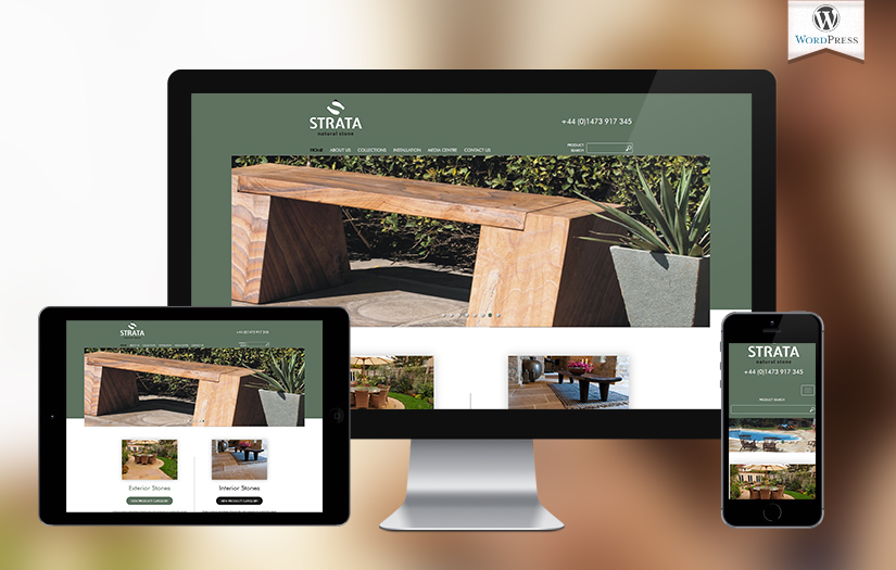 Website for natural stones screenshot 1