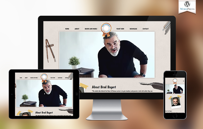 Website of  brod bagert screenshot 1