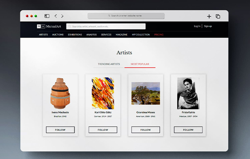 MutualArt screenshot 1