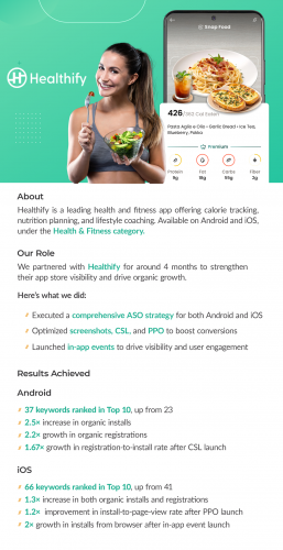 Healthify screenshot 1