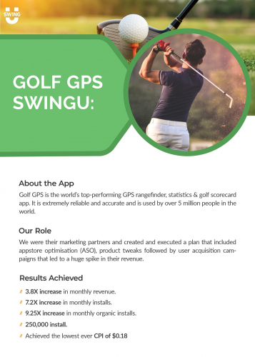 Golf GPS SwingU screenshot 3