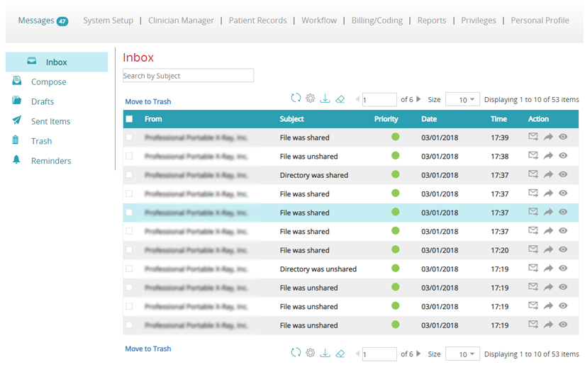 MIGRATION OF A MEDICAL ENTERPRISE MANAGEMENT SOLUTION TO JAVA AND JAVASCRIPT screenshot 1