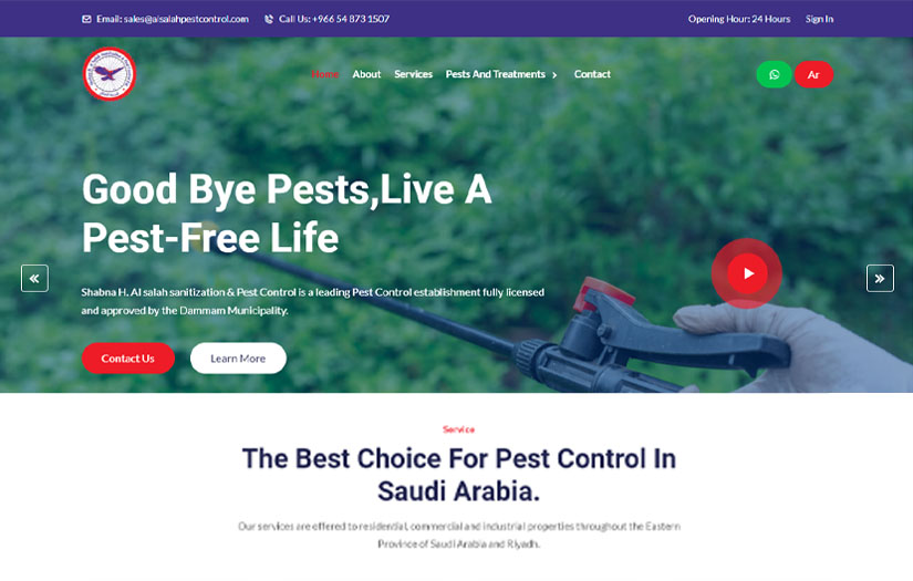 Shabna H. Al salah sanitization & Pest Control Est screenshot 1