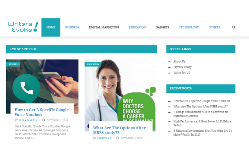 Writersevoke screenshot 1