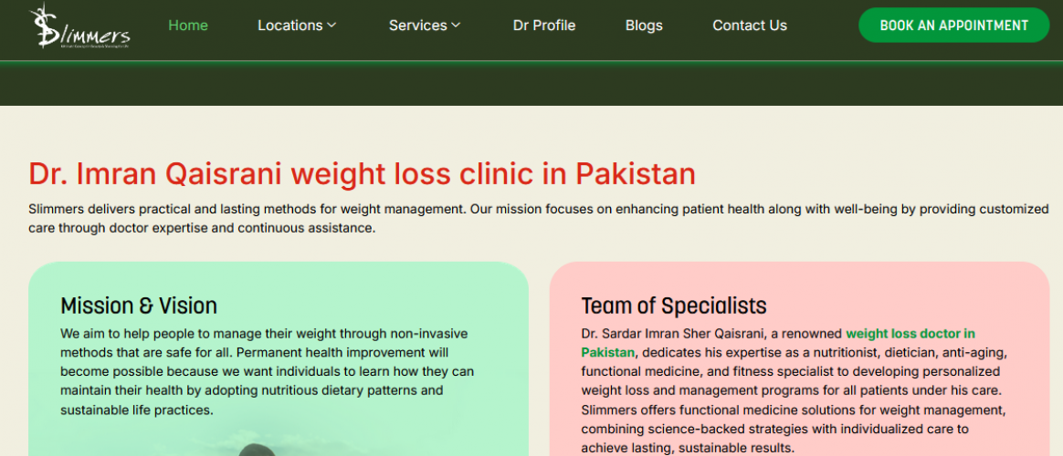 Healthcare Marketing Services | SEO, SMM, PPC & GMB for Slimmers Clinic screenshot 1