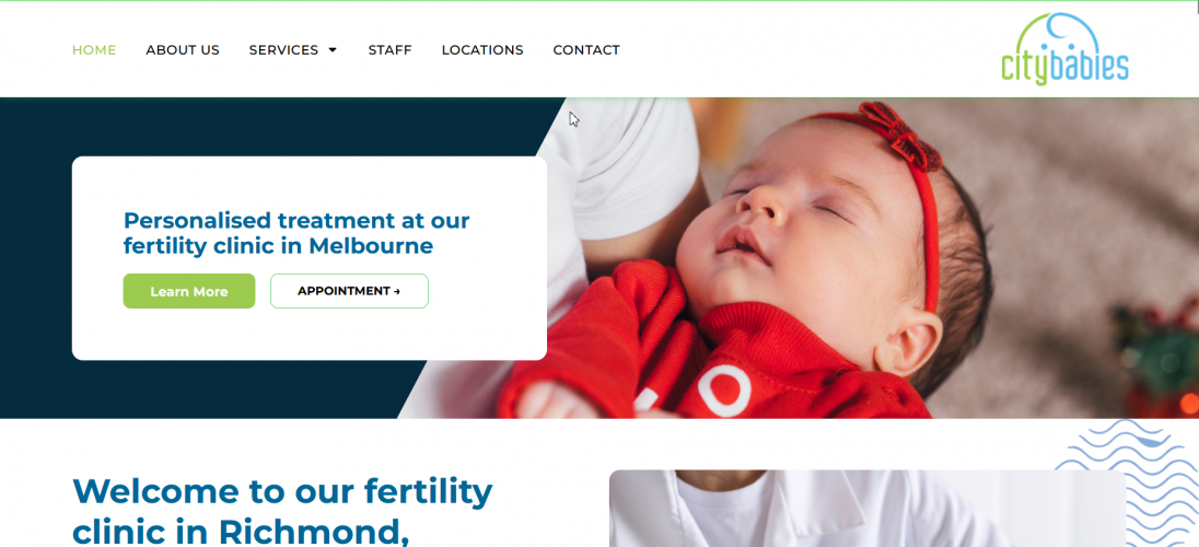 Helping City Babies Grow — Best Web Design and Expert SEO Services by Navicosoft in Melbourne screenshot 1