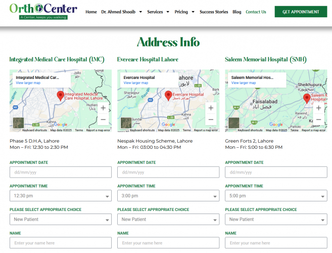 Building Orthocenter’s Digital Authority | Healthcare Marketing & SEO Success screenshot 1