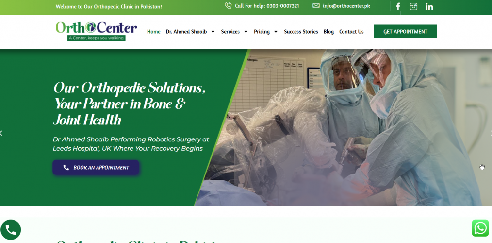 Building Orthocenter’s Digital Authority | Healthcare Marketing & SEO Success screenshot 2