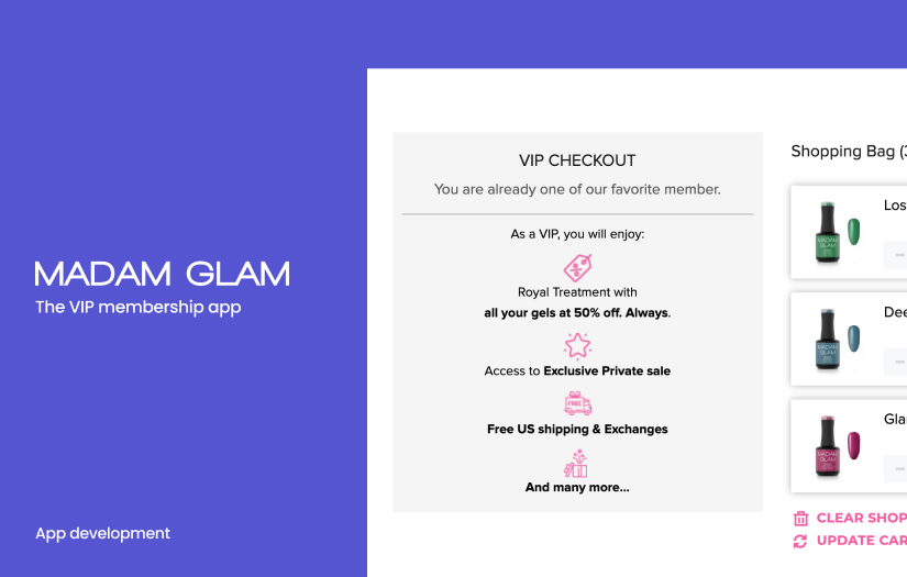 Madam Glam: The VIP membership app screenshot 1