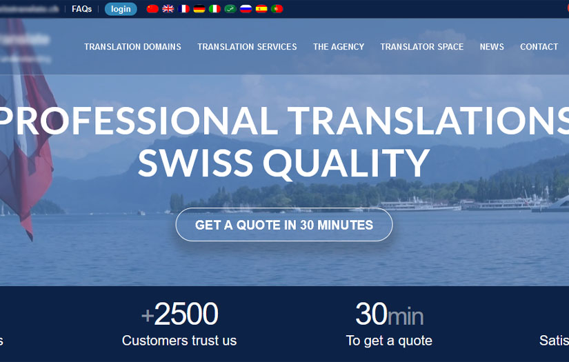 Business Development for Swiss Translation Agency screenshot 1