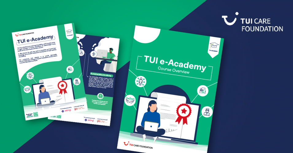 TUI E-ACADEMY COLLATERAL DESIGNS For TUI Care Foundation screenshot 1