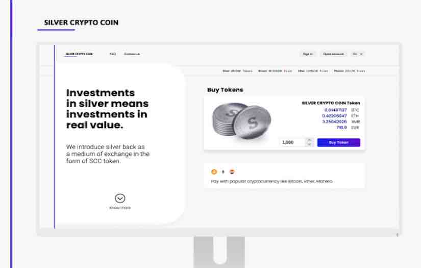Ethereum based eCommerce platform for silver trading screenshot 1