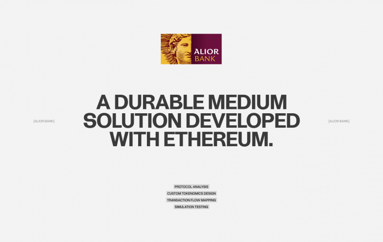 View project Public Ethereum durable medium (bank-grade) - Alior Bank screenshot 1