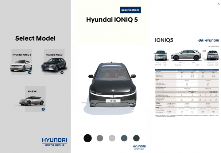 Developed a DXP iPad app for Hyundai screenshot 1