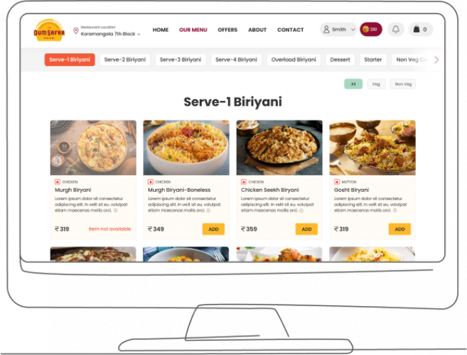 Created a robust E-Commerce Platform for a major player in the Food & Beverage industry. screenshot 1