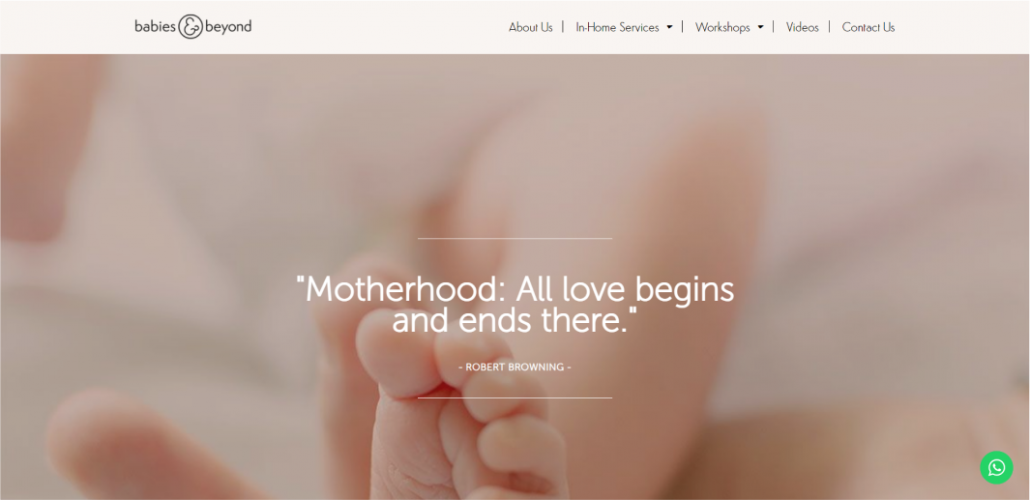 Integrating emotions with technology for Babies and Beyond. screenshot 1