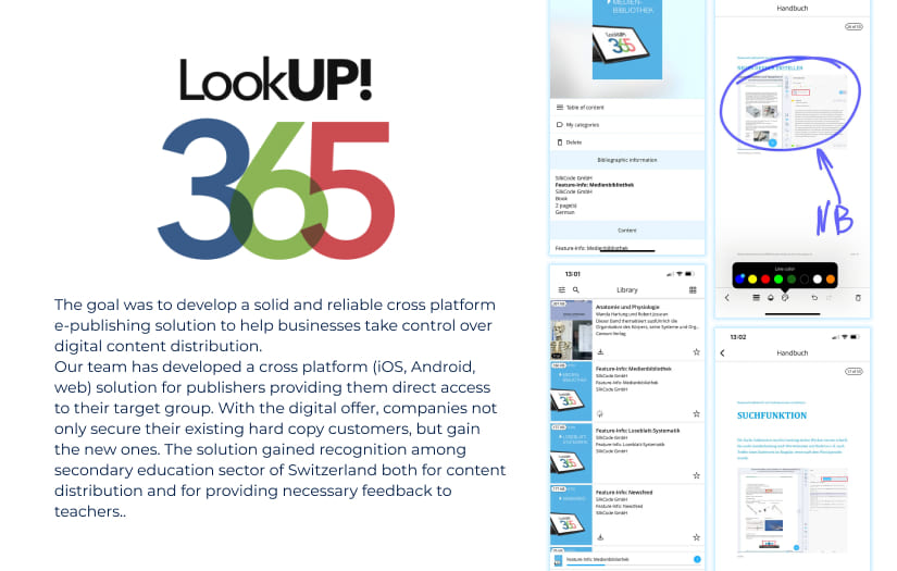 LookUP! - Digital Publishing Platform for Online Content Distribution screenshot 1