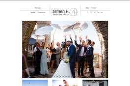 Web Development for Wedding Photographer