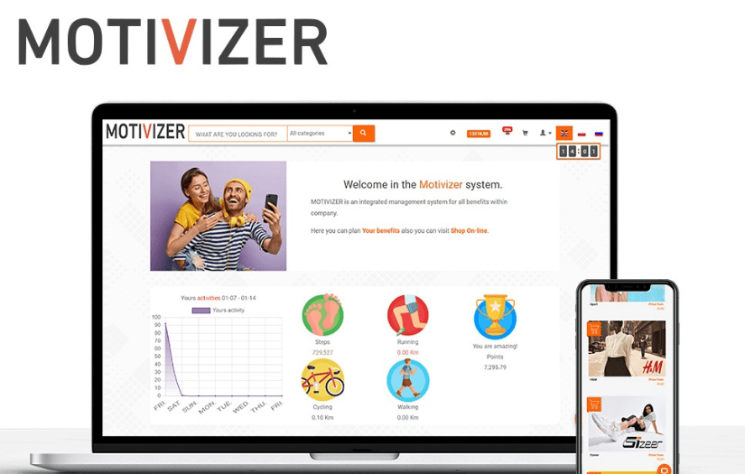 Motivizer - manage HR document and benefits screenshot 1