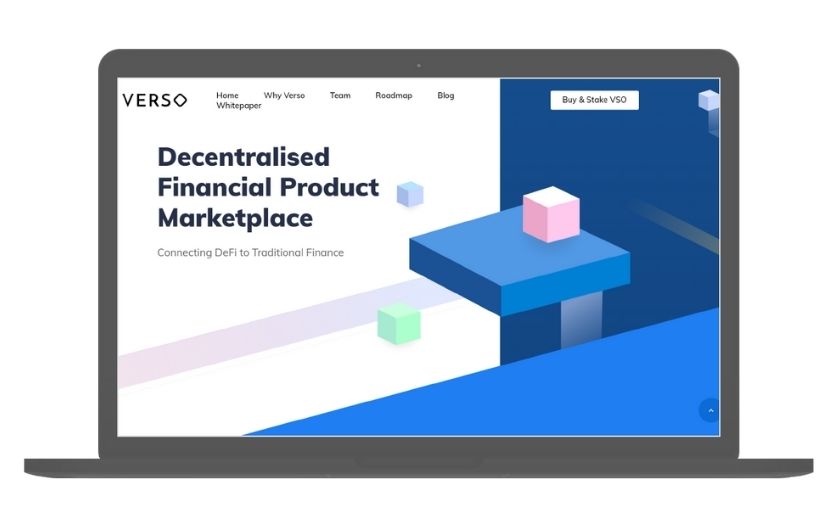 Website upgrade for Crypto startup screenshot 1