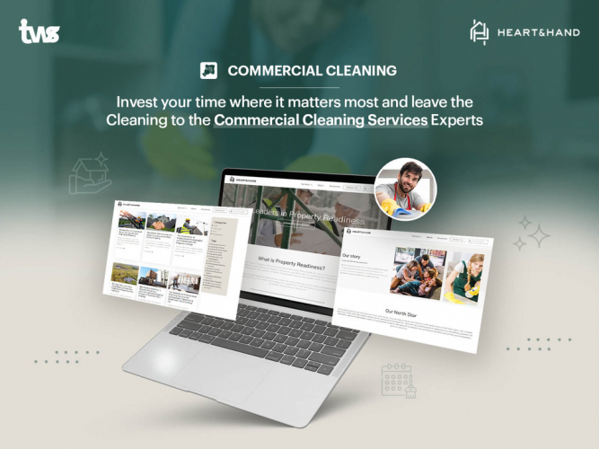 Commercial Cleaning Website screenshot 1