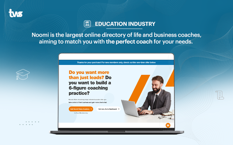Education Industry Noomii Website screenshot 1