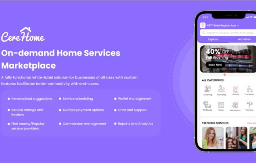 CereHome - On-Demand Home Services screenshot 1