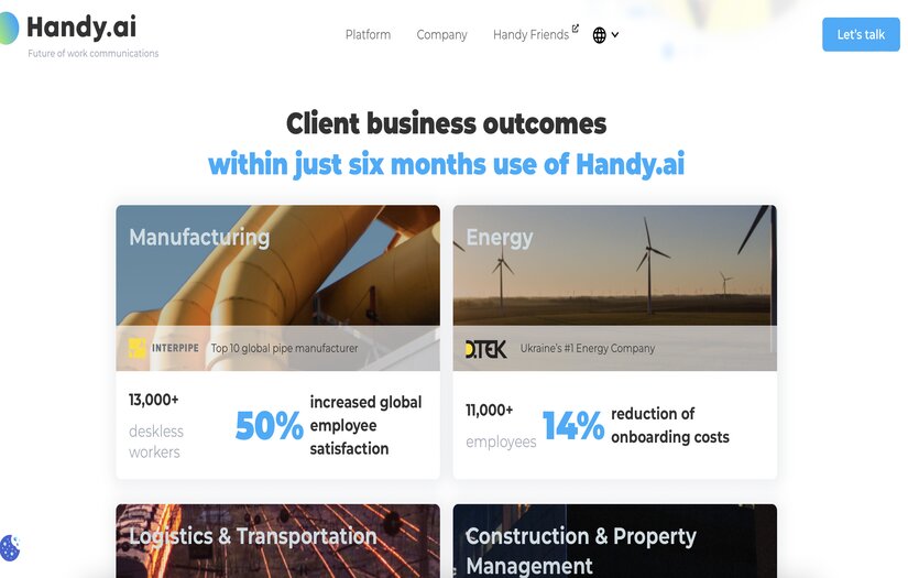 DevOps workflow assistance for Handy.ai screenshot 1