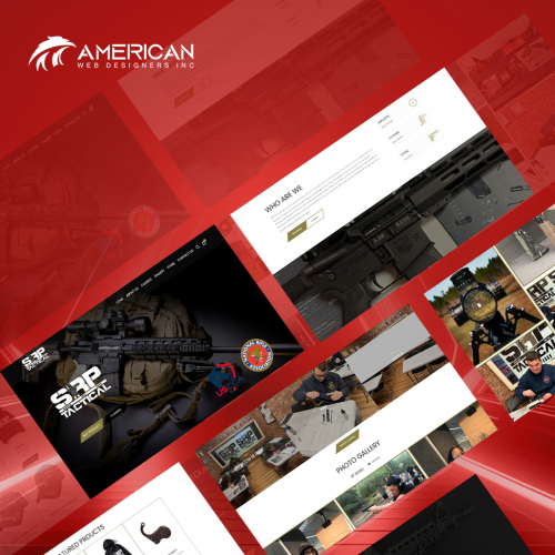 SRP Tactical E-commerce Website Design & Development screenshot 1