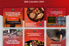 Social Media Design For The BBQ Cleaning Crew