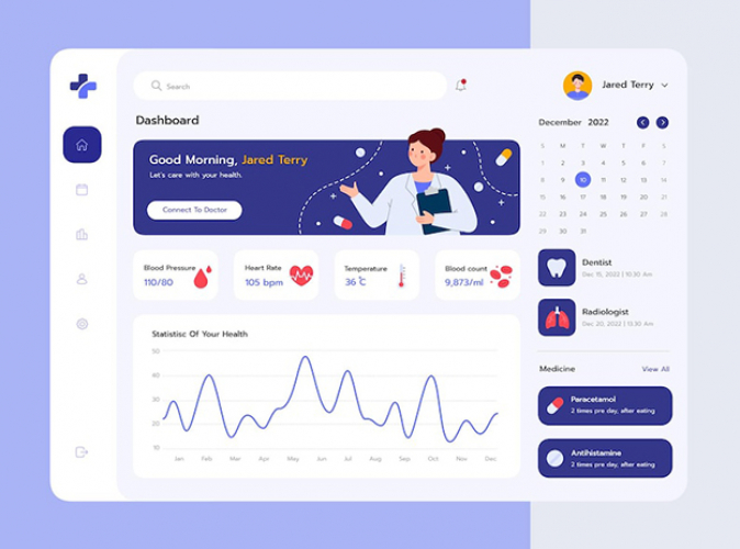 Multi-Specialty Hospital Healthcare Management System screenshot 1