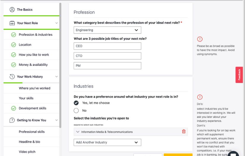 Job Search Platform screenshot 1