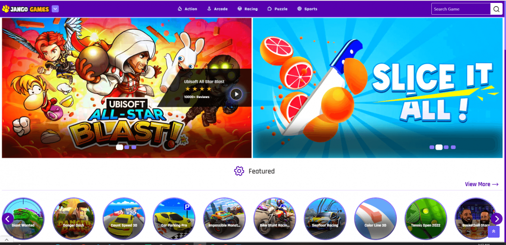 Jango Games Game Publishing Platform Developed By NapTech Labs screenshot 4