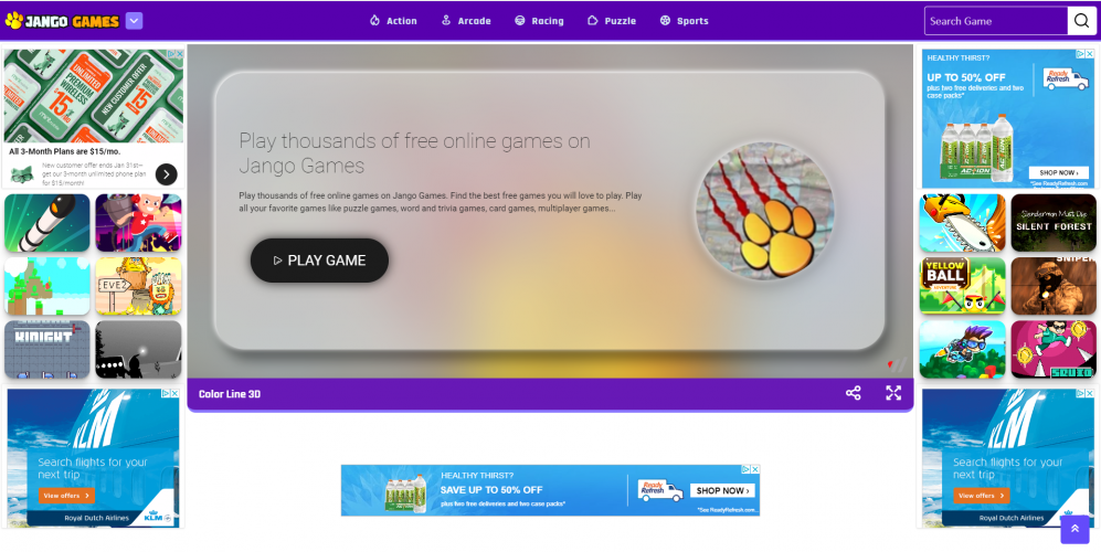 Jango Games Game Publishing Platform Developed By NapTech Labs screenshot 5