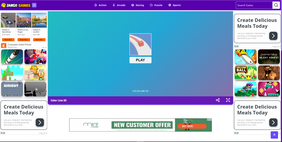 Jango Games Game Publishing Platform Developed By NapTech Labs screenshot 2
