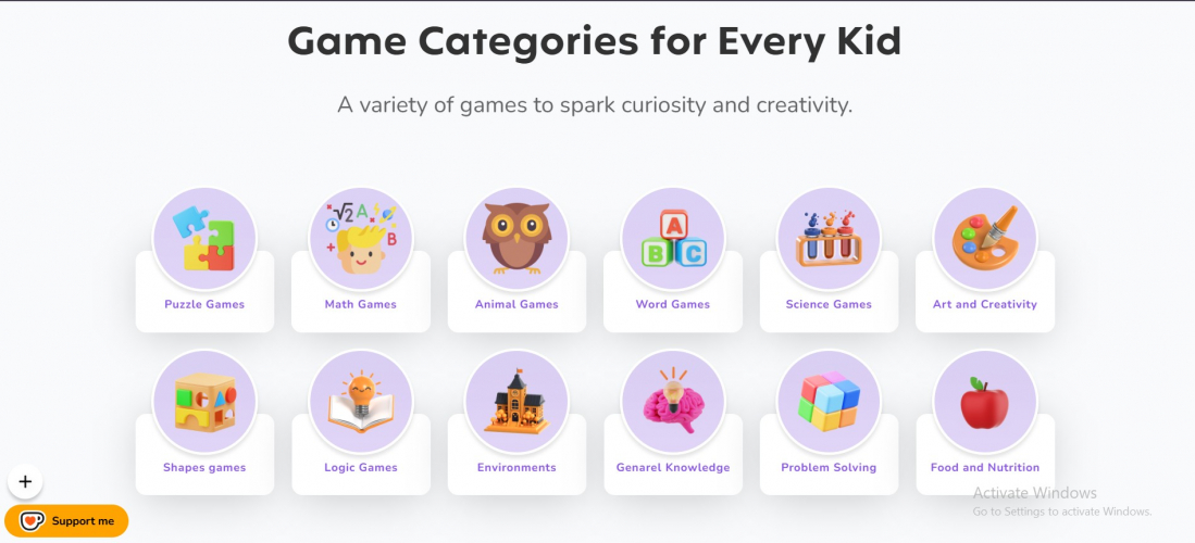 Kidy King - Educational Games Portal For Kids screenshot 3