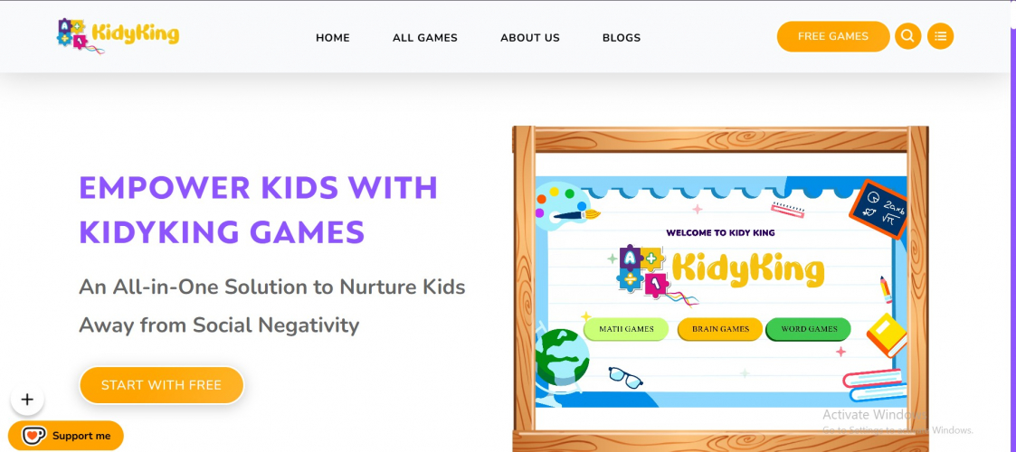 Kidy King - Educational Games Portal For Kids screenshot 4