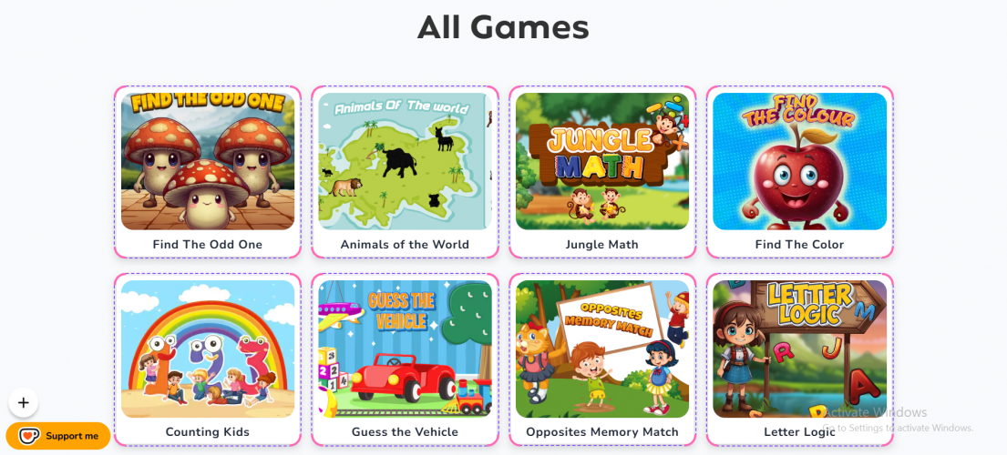 Kidy King - Educational Games Portal For Kids screenshot 2