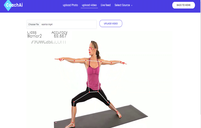 AI Powered Personal Yoga Instructor App screenshot 1