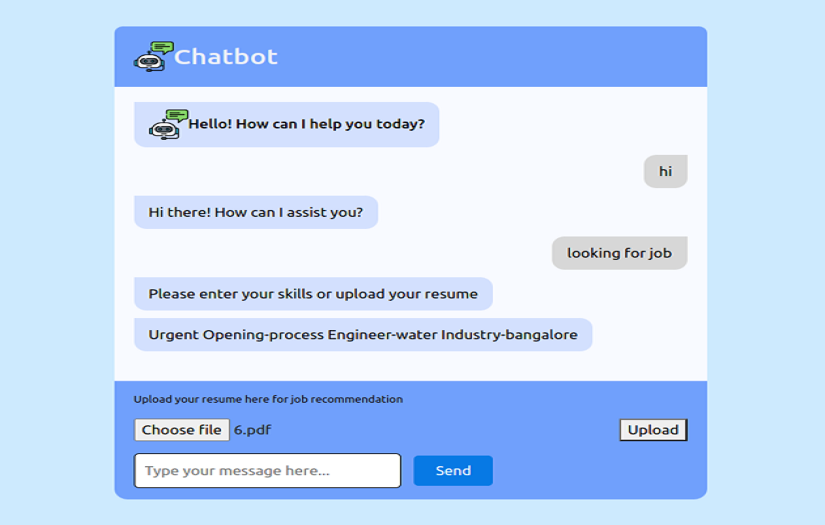 Job Recommendation System screenshot 1